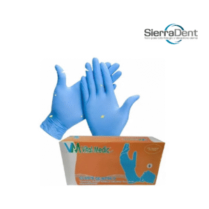 GUANTE DE NITRILO VITAL MEDIC TALLA S AZUL
