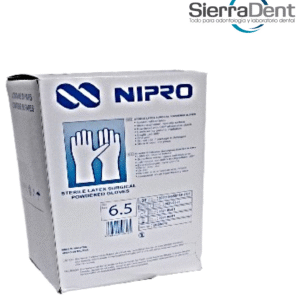GUANTE ESTERIL # 6.5 MARCA NIPRO