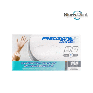 GUANTES DE VINILO PRECISION CAJA X 100 TALLA S
