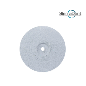 RUEDA SILICONADA/PORCELANA GRANO GRIS GRUESO LENTEJA