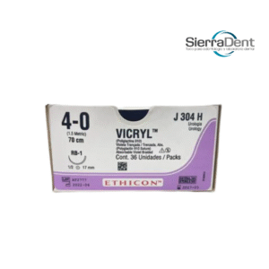 SUTURA REABSORBIBLE 4-0 VICRYL VLT PLUS 70 CMS 1-RB MARCA J&J UNIDAD